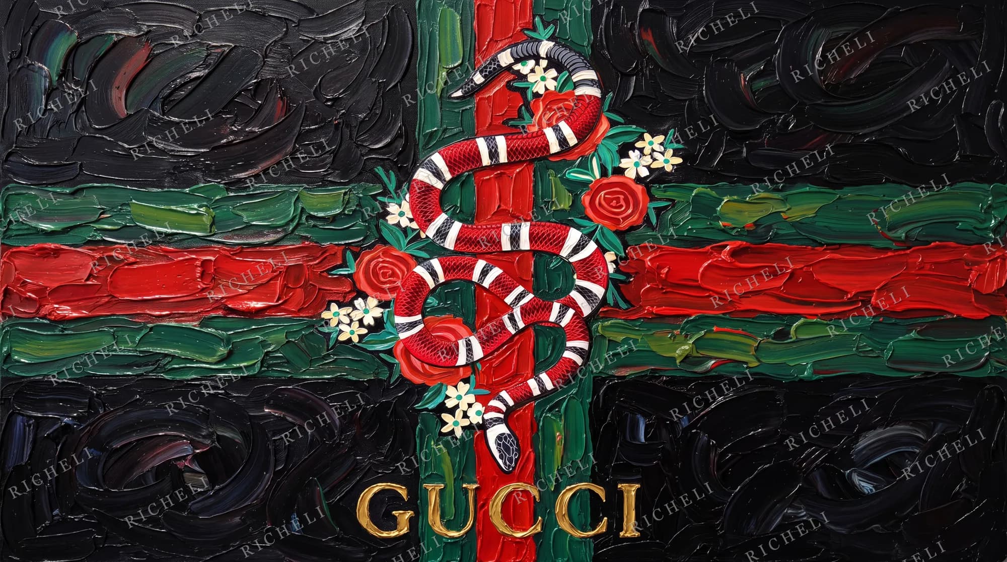 A Richeli painting from the House Codes collection