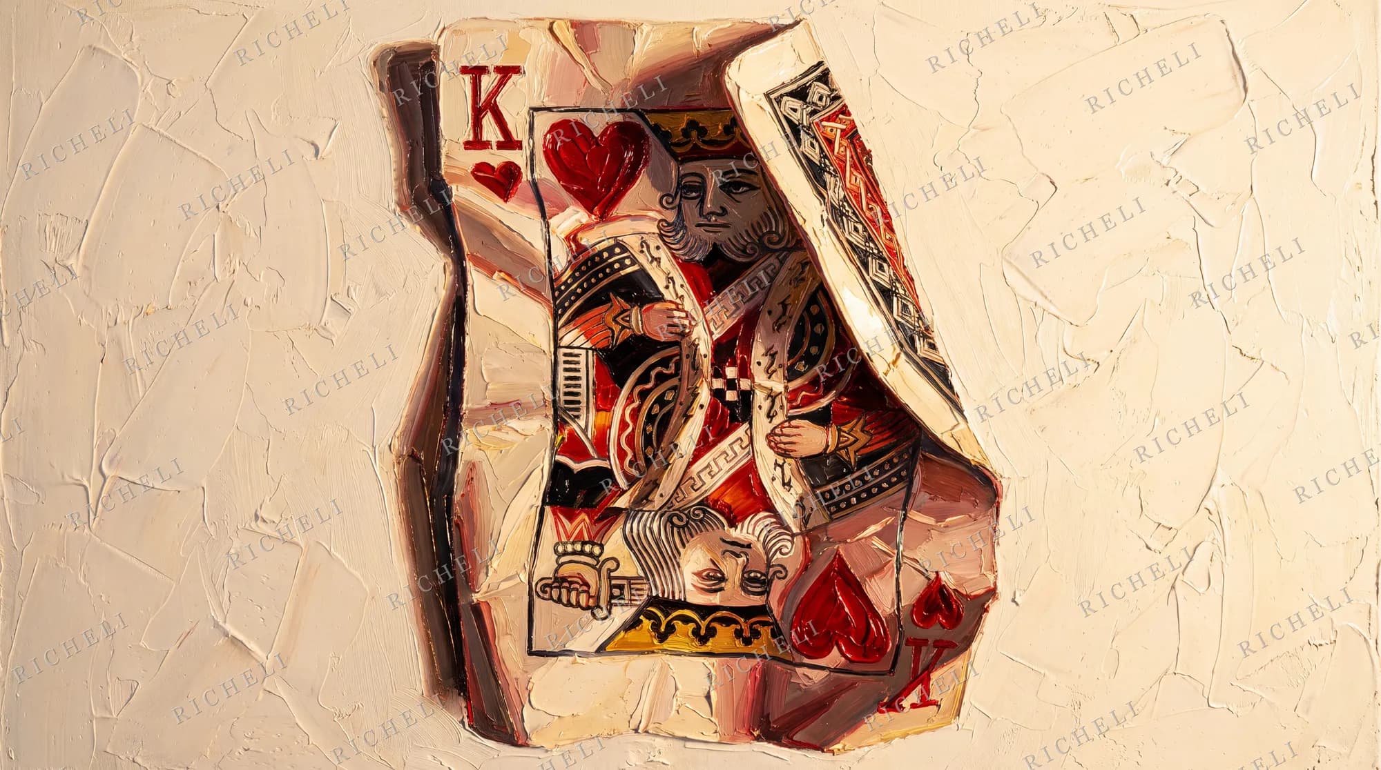 A slice of painting 33 from the The Full Library collection