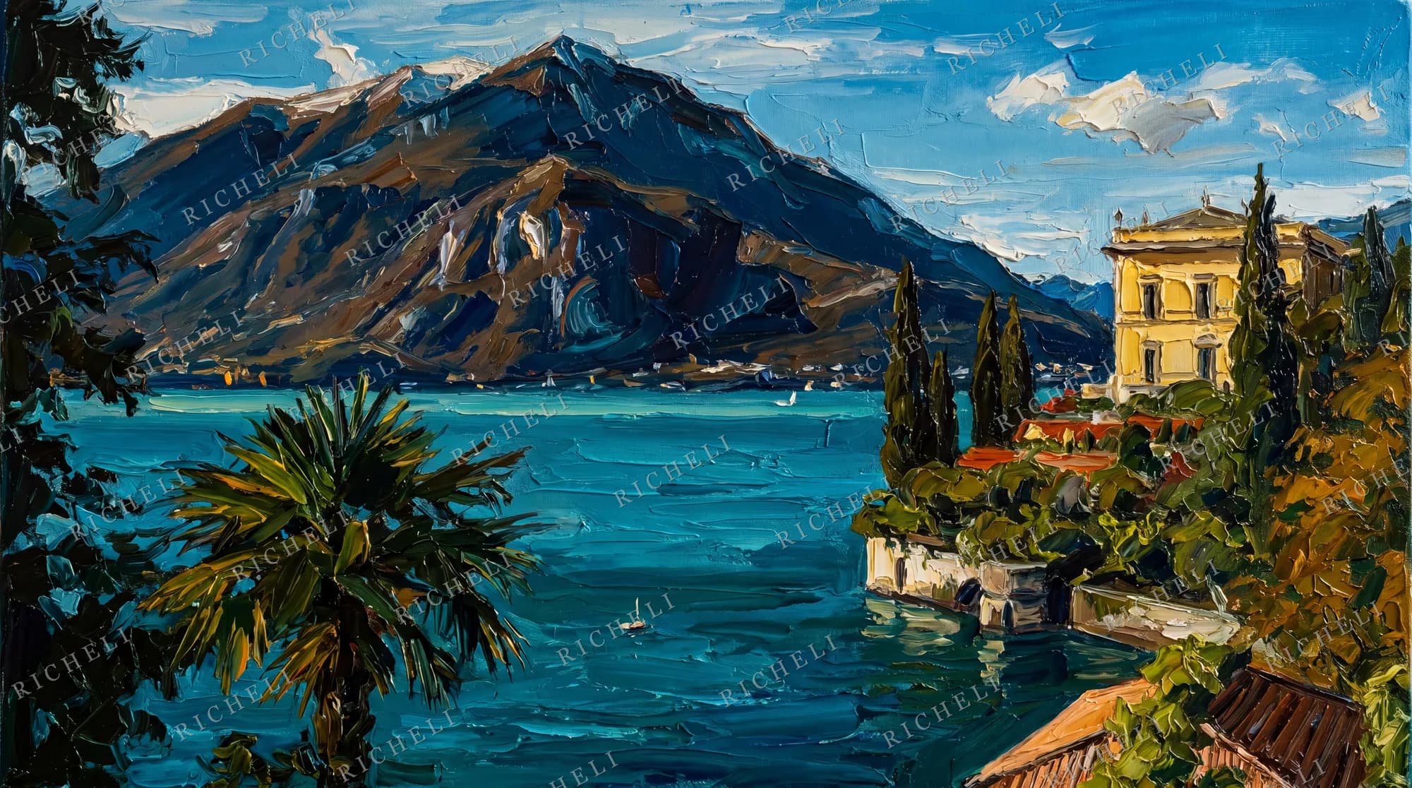 A slice of painting 34 from the The Full Library collection