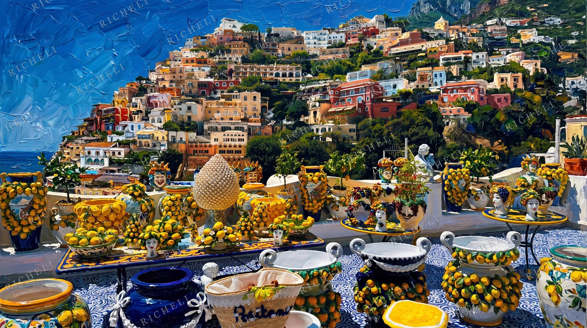 A Richeli painting from the Out of Office collection