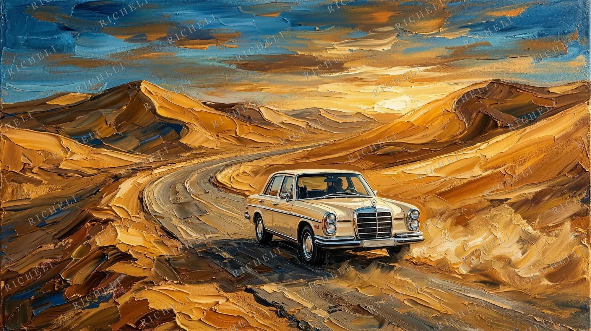 A slice of painting 42 from the The Full Library collection