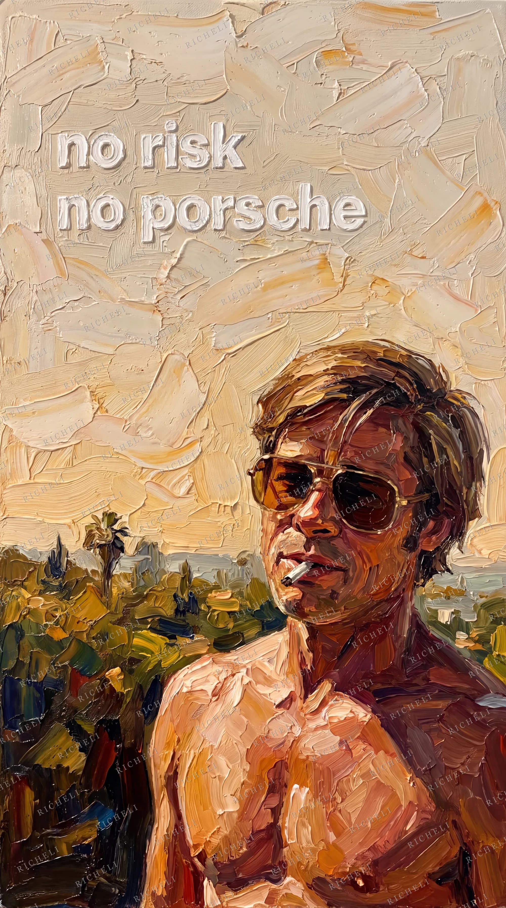 A slice of painting 44 from the The Full Library collection