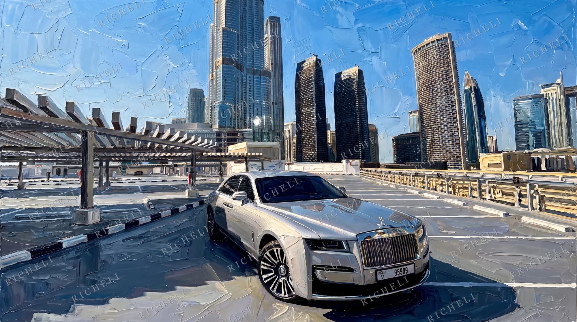 A Richeli painting from the Desert Gold collection