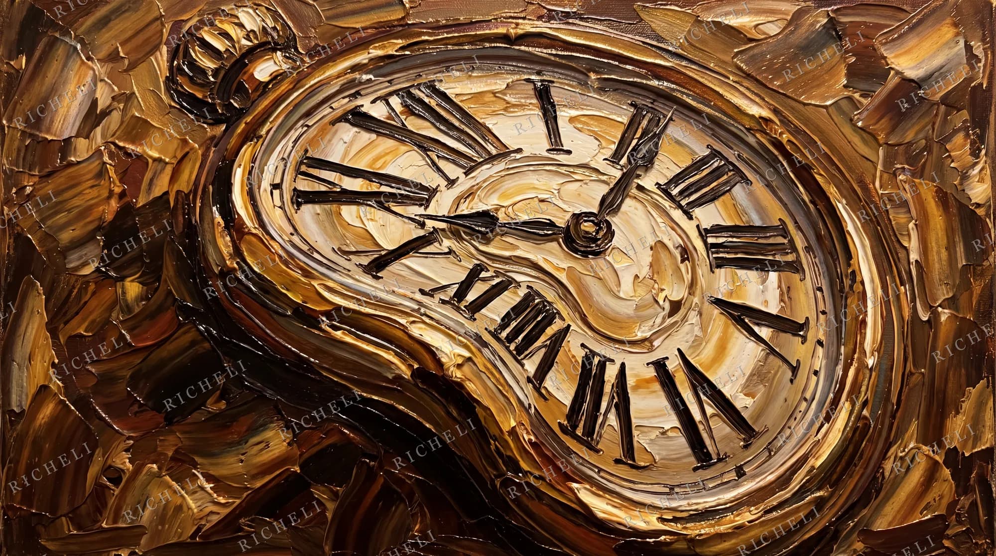 A slice of painting 54 from the The Full Library collection