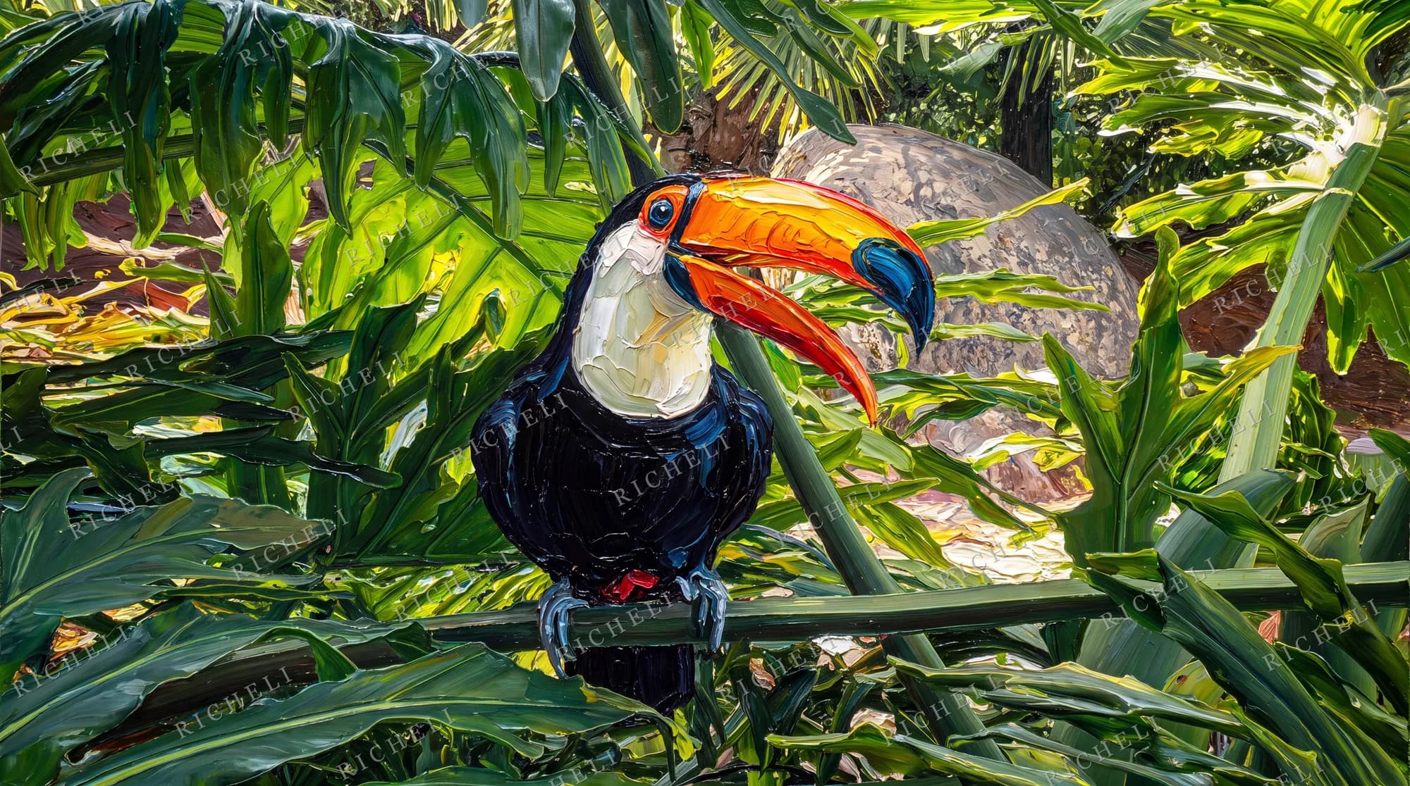 A Richeli painting from the Wild Side collection